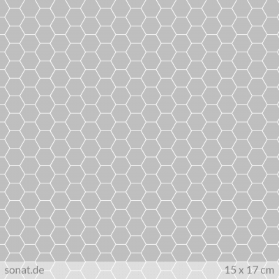 Hexagon approx. 15x17 cm